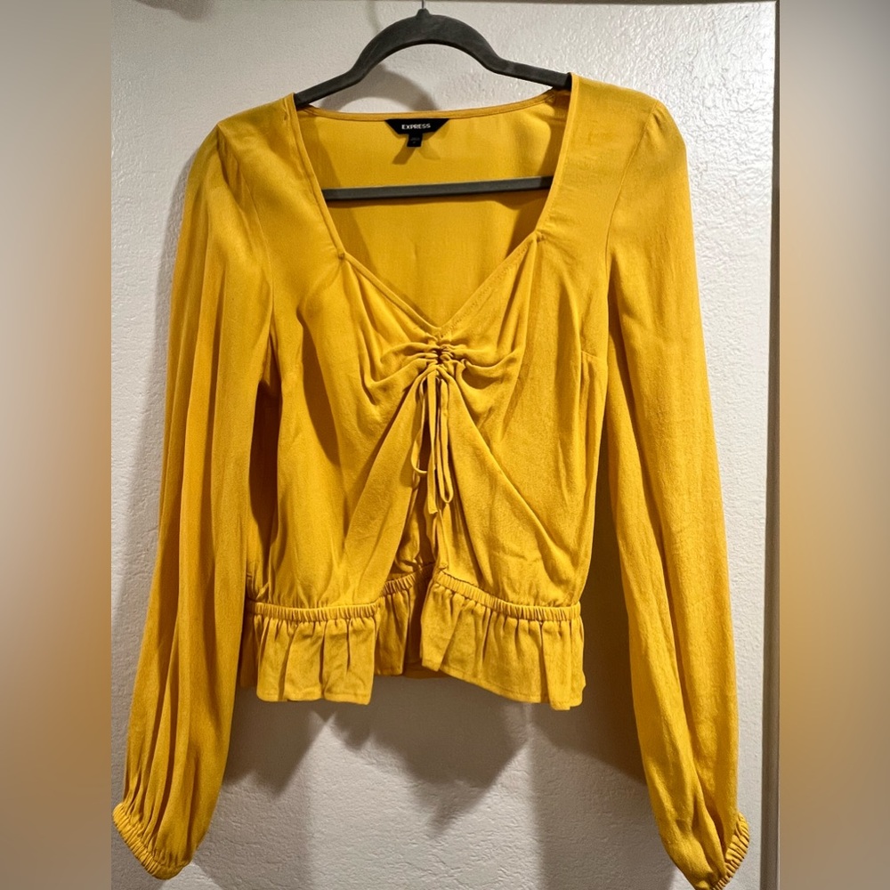 Express Gold long sleeve top
